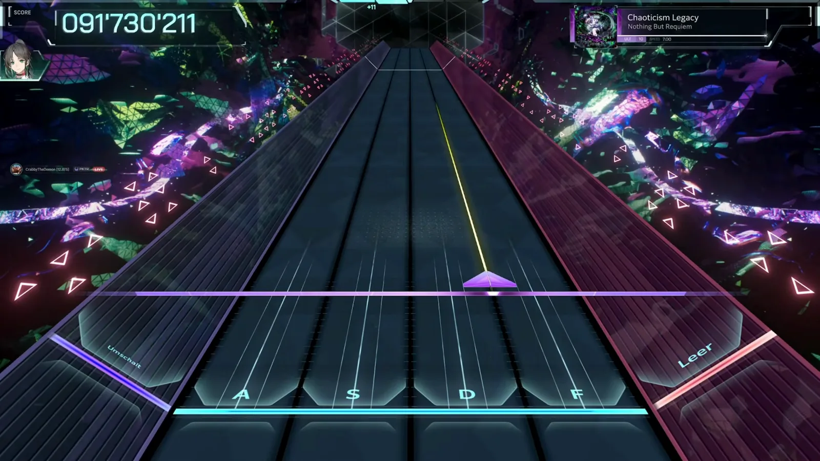 The In Falsus HUD freezes at 091 730 211 as the last note of Chaoticism Legacy ULT 10 leaves an empty field The In Falsus HUD freezes at 091 730 211 as the last note of Chaoticism Legacy ULT 10 leaves an empty field
