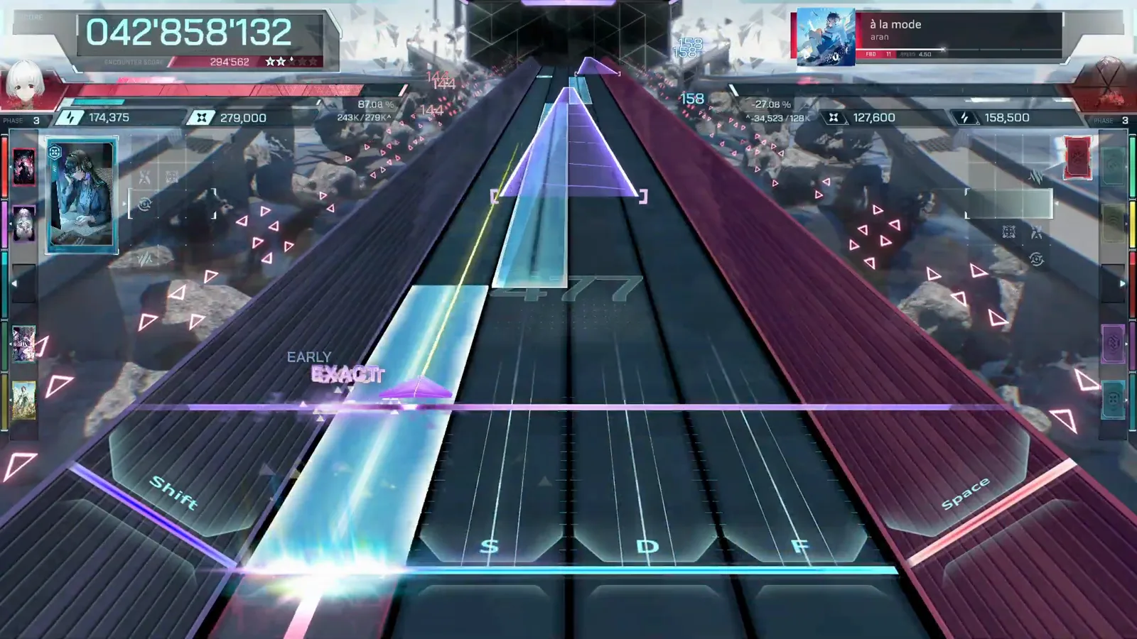 In Falsus a la mode FORBIDDEN 11 chart with dense keyboard streams and wide mouse cursor sweeps In Falsus a la mode FORBIDDEN 11 chart with dense keyboard streams and wide mouse cursor sweeps