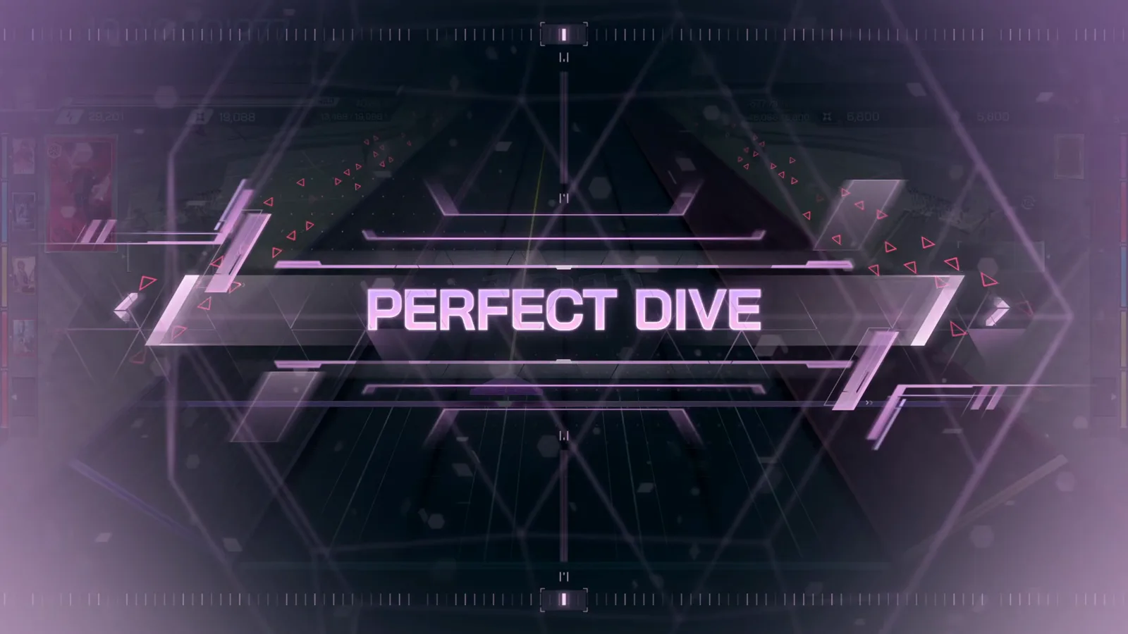 A full-screen PERFECT DIVE banner seals the zero-BREAK run of Greyscale City ULT 10 in In Falsus A full-screen PERFECT DIVE banner seals the zero-BREAK run of Greyscale City ULT 10 in In Falsus