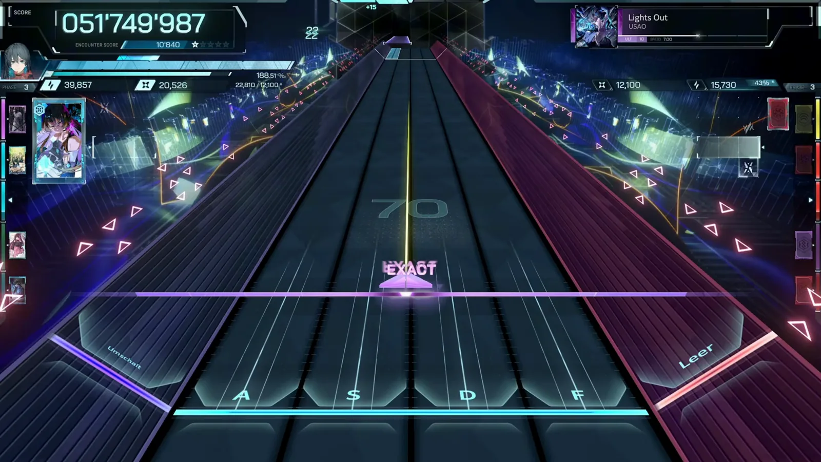 A wide flat violet press flattens across the lane at 051 749 987 with combo 70 in Lights Out ULT 10 in In Falsus A wide flat violet press flattens across the lane at 051 749 987 with combo 70 in Lights Out ULT 10 in In Falsus