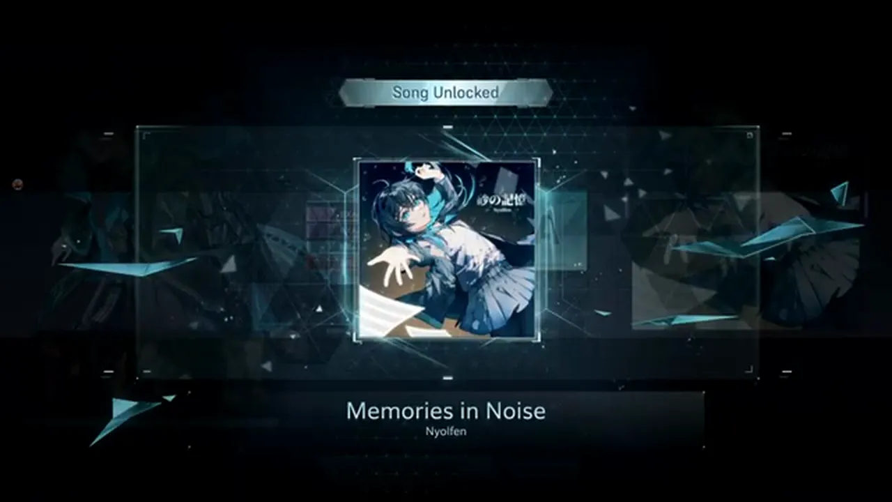 A Song Unlocked reveal presents the 砂の記憶 jacket as Memories in Noise by Nyolfen in In Falsus A Song Unlocked reveal presents the 砂の記憶 jacket as Memories in Noise by Nyolfen in In Falsus