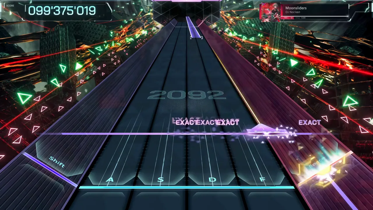 Moonsliders FBD 13's last wall puts four EXACT calls on the line at 099'375'019 with the watermark at 2092