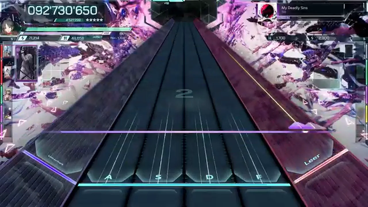 My Deadly Sins ULT 9 ends with the In Falsus counter already frozen at 092'730'650 over an emptied highway