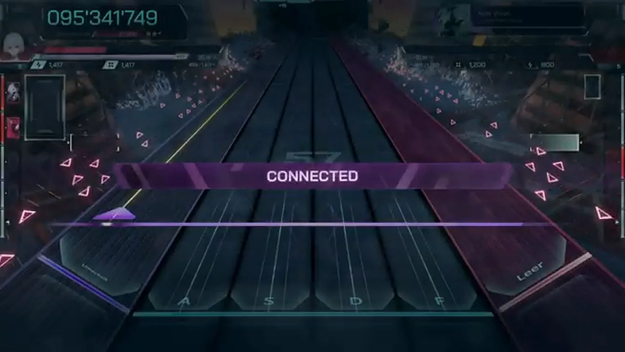 The purple CONNECTED banner crosses the emptied In Falsus highway with the counter frozen at 095'341'749 The purple CONNECTED banner crosses the emptied In Falsus highway with the counter frozen at 095'341'749