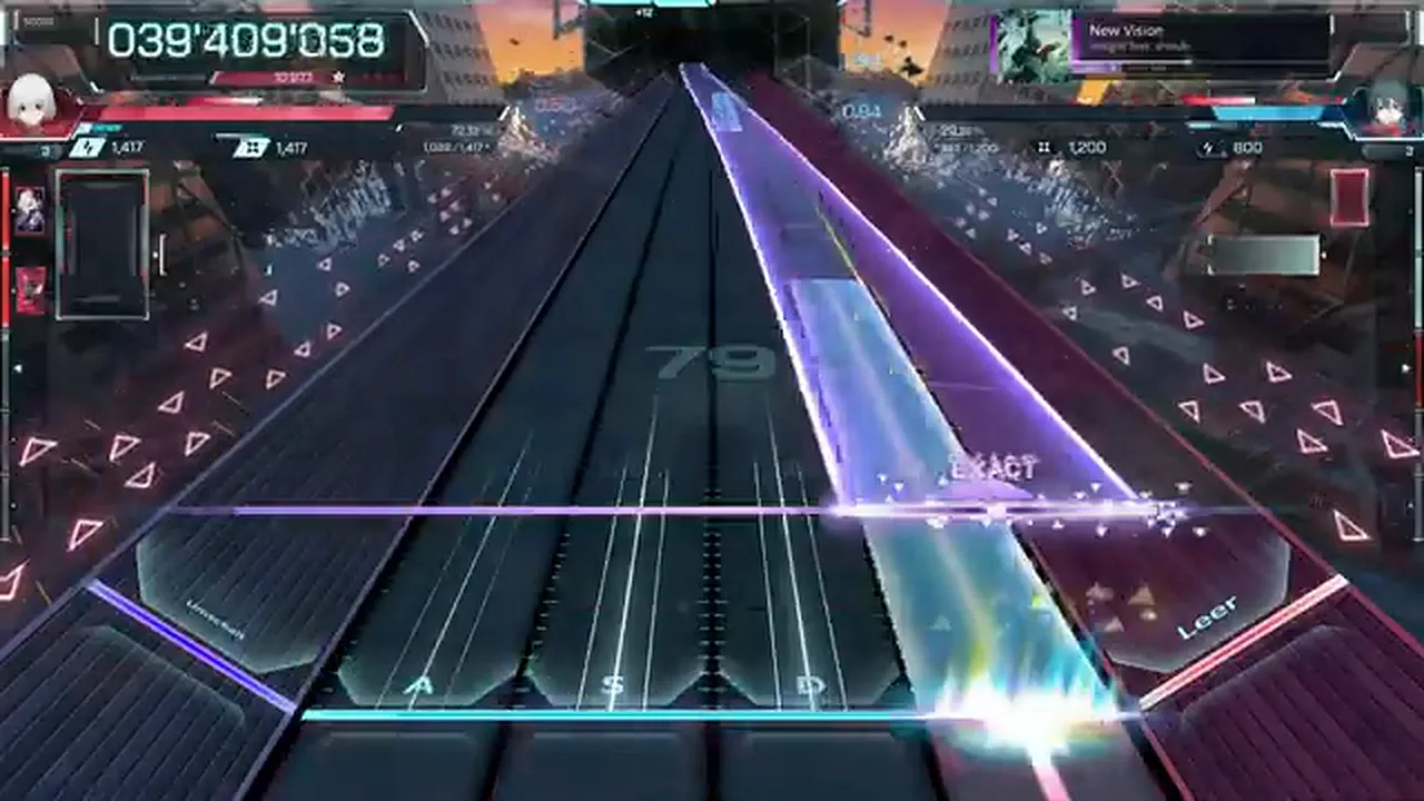A single EXACT sits alone at 038'408'058 in the sparse middle of New Vision ULT 9 in In Falsus A single EXACT sits alone at 038'408'058 in the sparse middle of New Vision ULT 9 in In Falsus