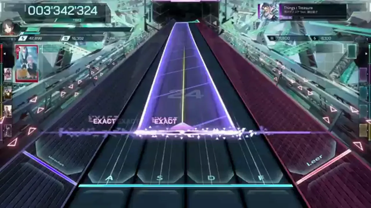 The first wide violet beam of Things I Treasure ULT 9 lands at 003’342’324 in In Falsus