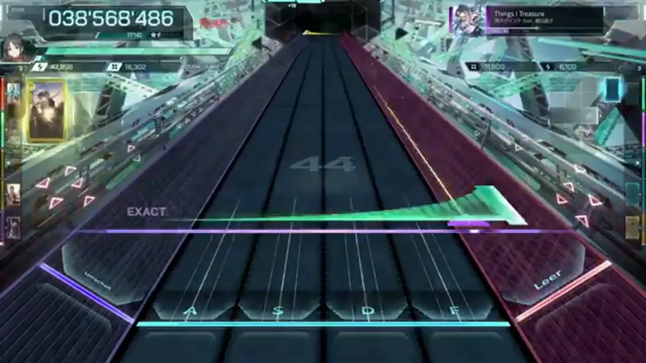 A green sweep rides low across the judgment line at 038’568’486 in Things I Treasure ULT 9 in In Falsus
