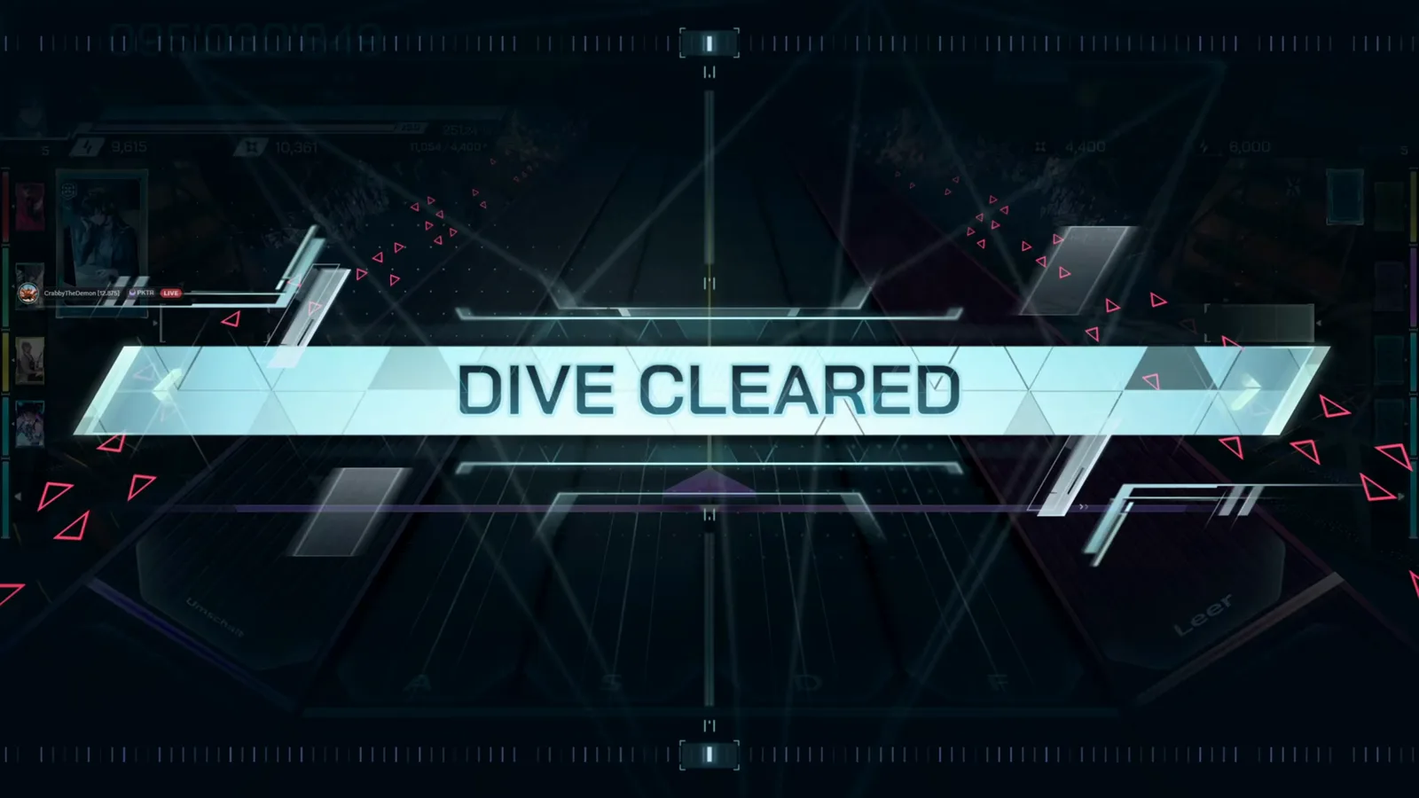 DIVE CLEARED banner over the dimmed With Truth field in In Falsus after the run survives all five phases of the FBD 10 encounter DIVE CLEARED banner over the dimmed With Truth field in In Falsus after the run survives all five phases of the FBD 10 encounter