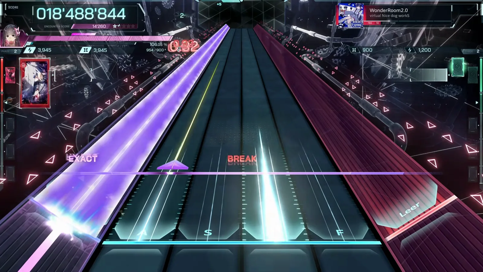 A red BREAK between EXACT labels drops the multiplier chip to 0.92 in phase 2 of In Falsus WonderRoom2.0 FBD 10 A red BREAK between EXACT labels drops the multiplier chip to 0.92 in phase 2 of In Falsus WonderRoom2.0 FBD 10
