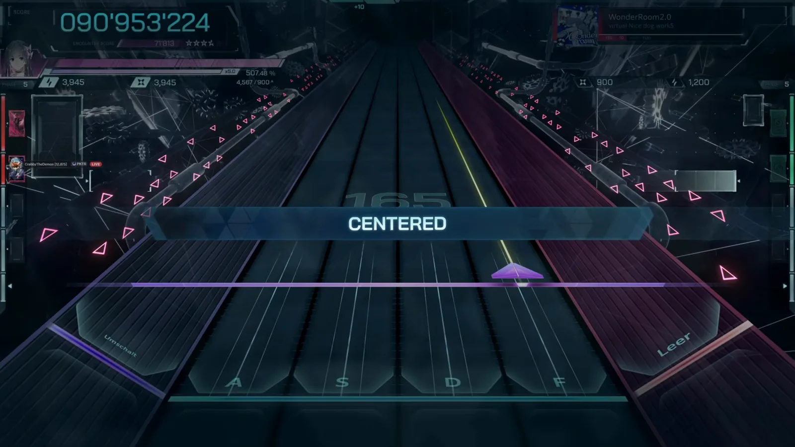 In Falsus posts the final score 090 953 224 under a CENTERED banner after the WonderRoom2.0 FBD 10 run ends In Falsus posts the final score 090 953 224 under a CENTERED banner after the WonderRoom2.0 FBD 10 run ends
